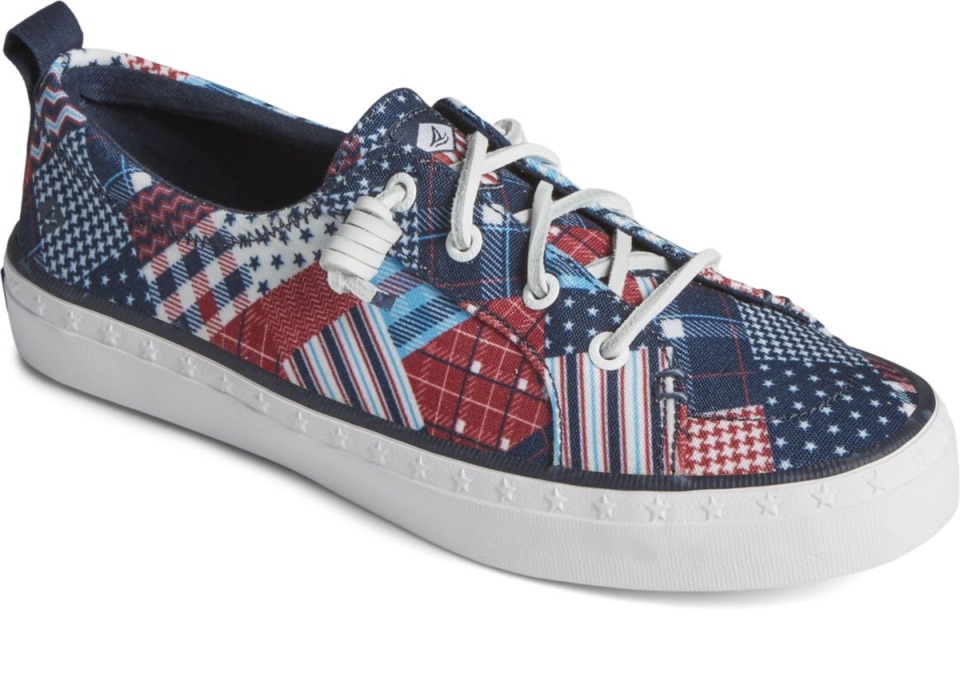 Sperry Crest Vibe Americana Madras Zapatilla De Deporte Multi