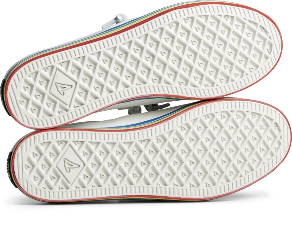 Sperry Crest Vibe Plataforma Orgullo Zapatilla De Deporte Blanco