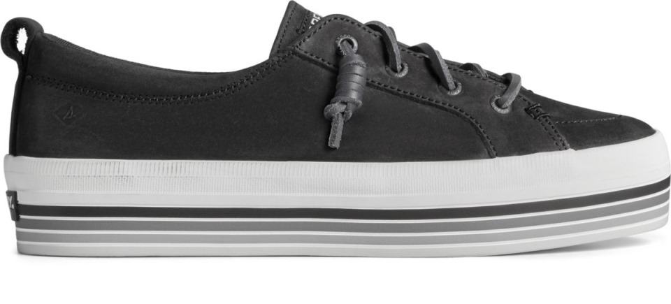 Zapatillas Sperry Crest Vibe Plataforma Raya Negro
