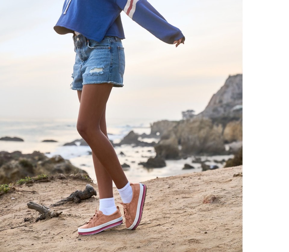 Zapatillas Sperry Crest Vibe Plataforma Raya Negro