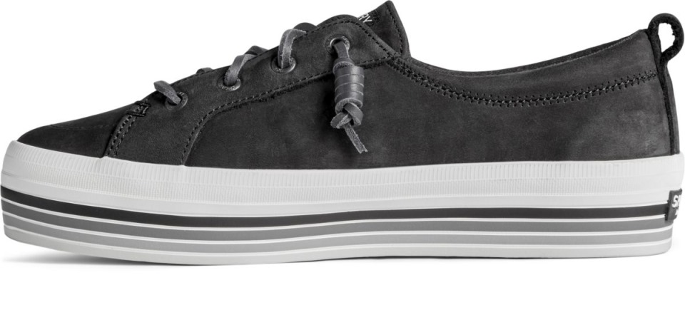 Zapatillas Sperry Crest Vibe Plataforma Raya Negro