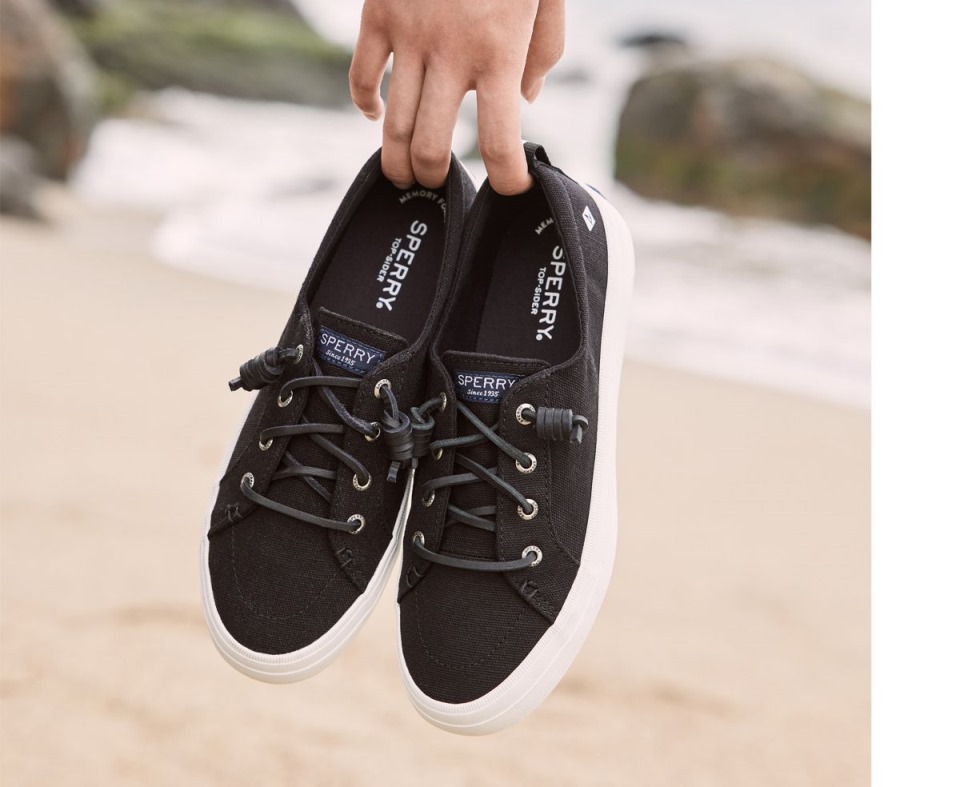 Zapatillas Sperry Crest Vibe Negras