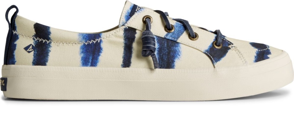 Zapatillas Sperry Crest Vibe Tie Dye Raya Azul Marino