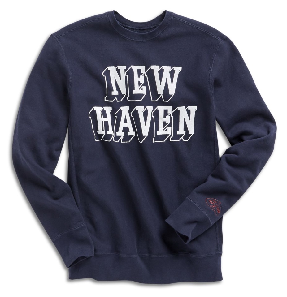 Sperry Hecho En EE. UU. Nube Algodón Tripulación Azul Marino