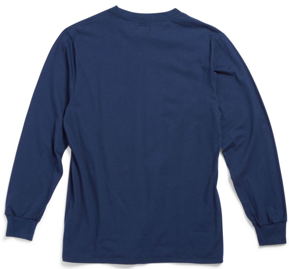 Camiseta De Manga Larga Cloud De Sperry Made In The Usa Azul Marino