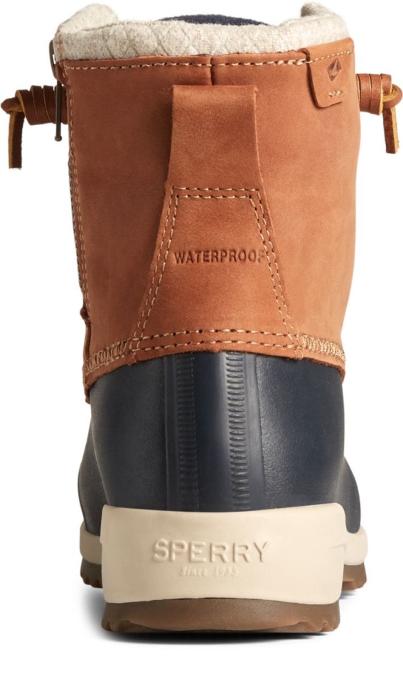 Sperry Repeler Marítimo Botas De Nieve Thinsulate Bronceado Azul Marino
