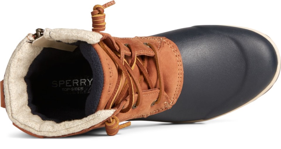 Sperry Repeler Marítimo Botas De Nieve Thinsulate Bronceado Azul Marino