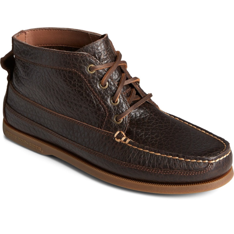 Sperry Hombre Original Auténtico Barco Chukka Botas Marrones