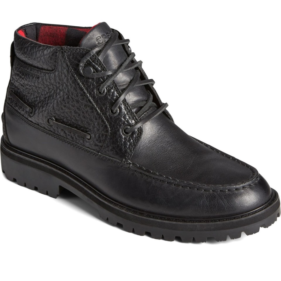 Sperry - Botas Chukka Originales Y Auténticas Para Hombre, Color Negro