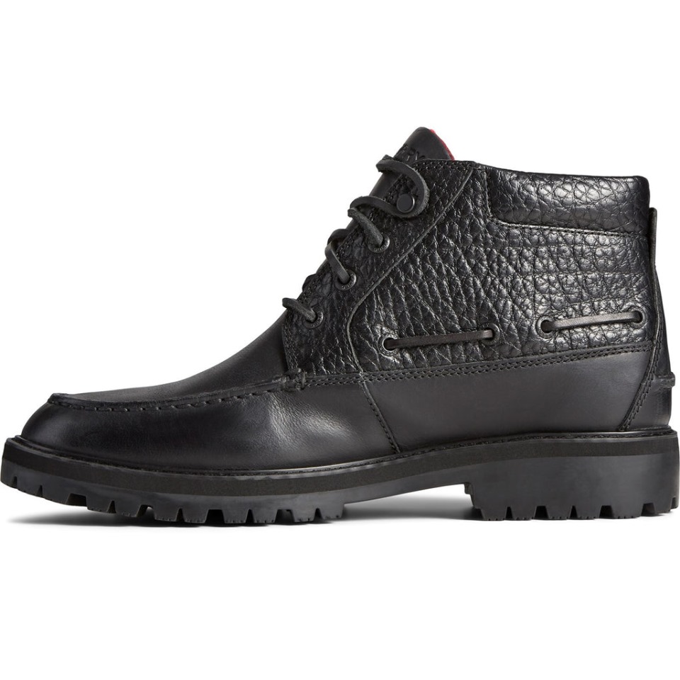 Sperry - Botas Chukka Originales Y Auténticas Para Hombre, Color Negro