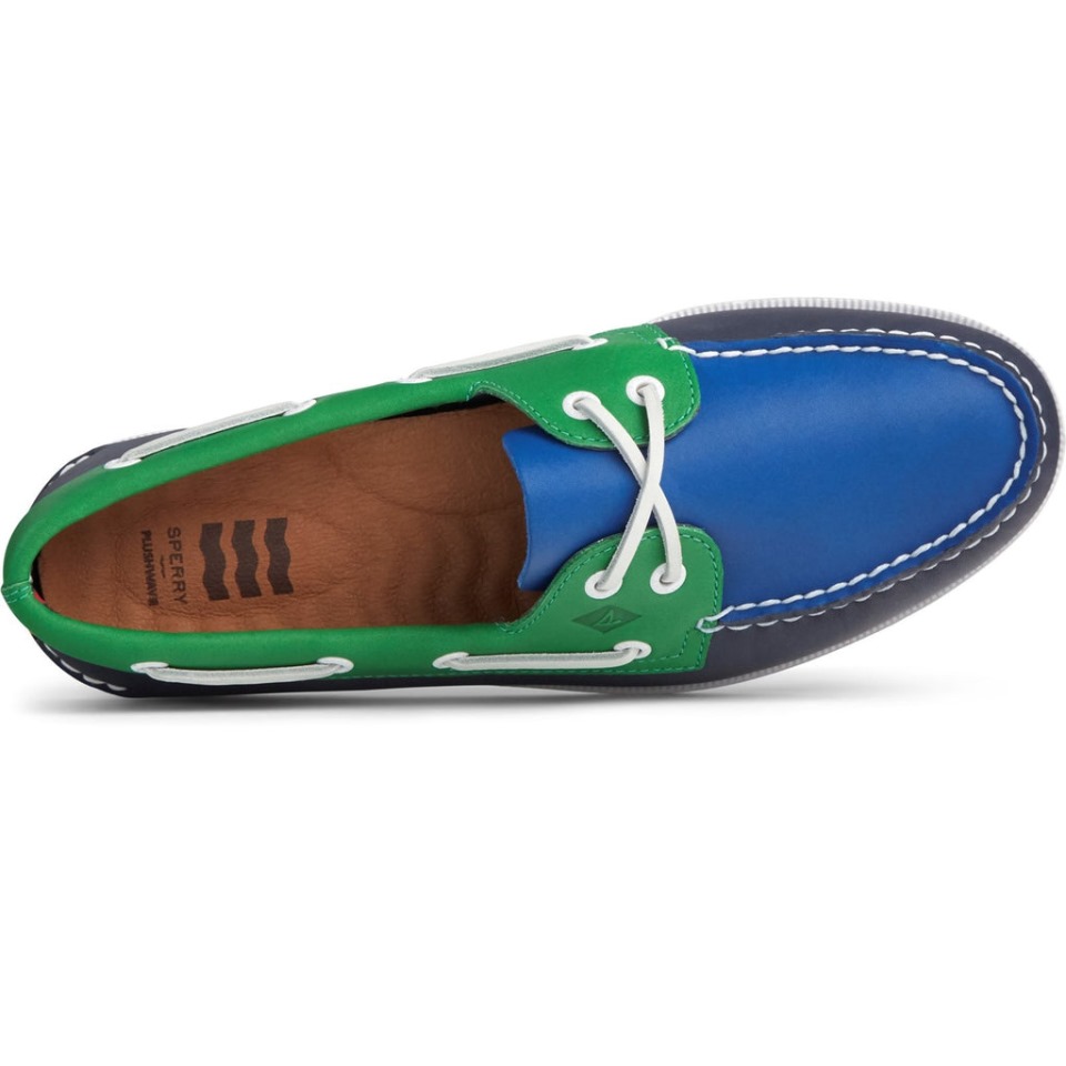Sperry - Zapato Náutico Para Hombre, Auténtico Y Original, Color Azul Marino, Multicolor