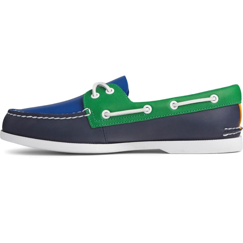 Sperry - Zapato Náutico Para Hombre, Auténtico Y Original, Color Azul Marino, Multicolor