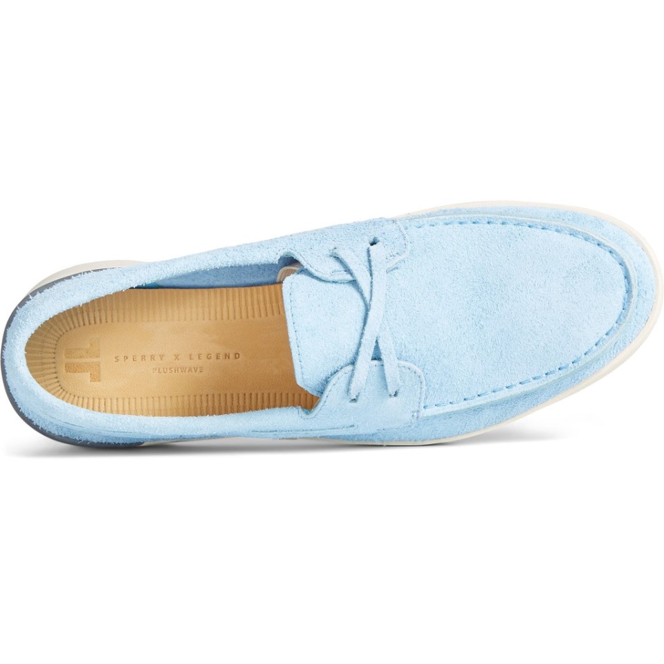 Sperry Sperry X John Legend Plushwave - Zapato Náutico Para Hombre, Color Azul