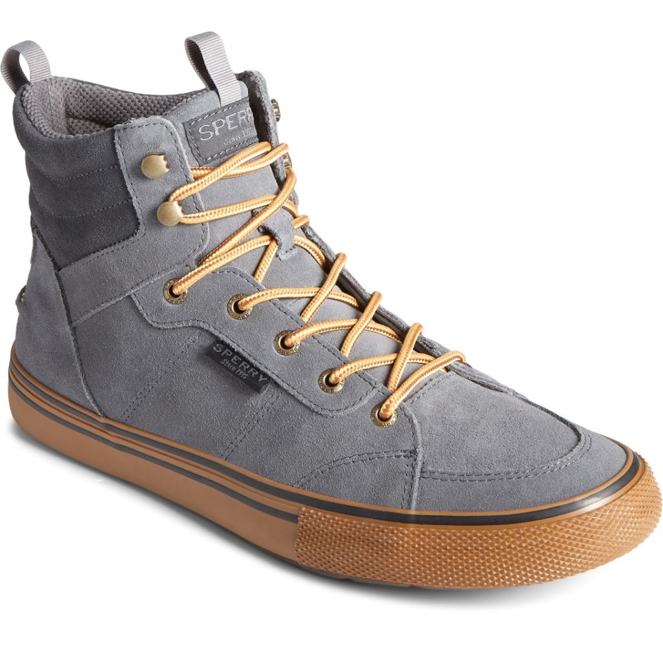 Sperry Hombre Striper Storm Excursionista Impermeable Gris