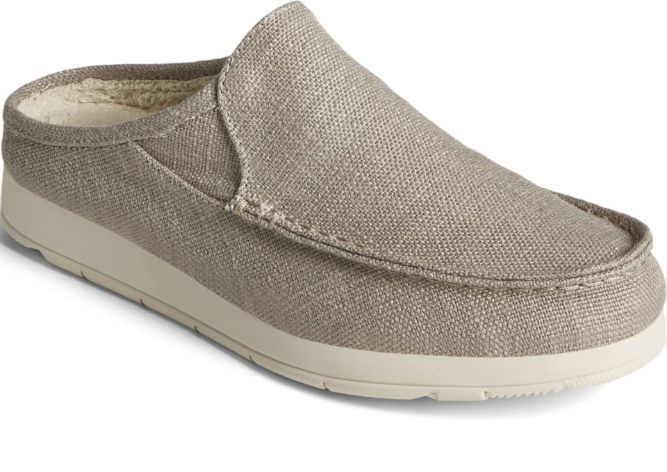 Mule De Cáñamo Sperry Moc-sider Taupe