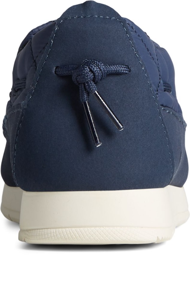 Slip De Nailon Sperry Moc-sider En Azul Marino