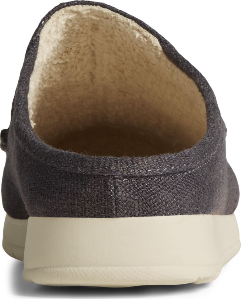 Mule Sperry Moc-sider Textil Negro