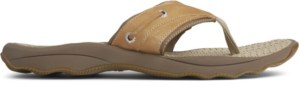 Sperry Bancos Exteriores Flip Flop Bronceado