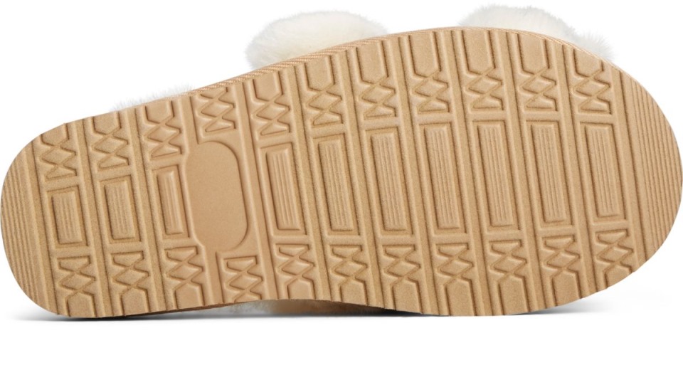 Sperry Romy Shearling Slide Slipper Piel De Oveja Natural