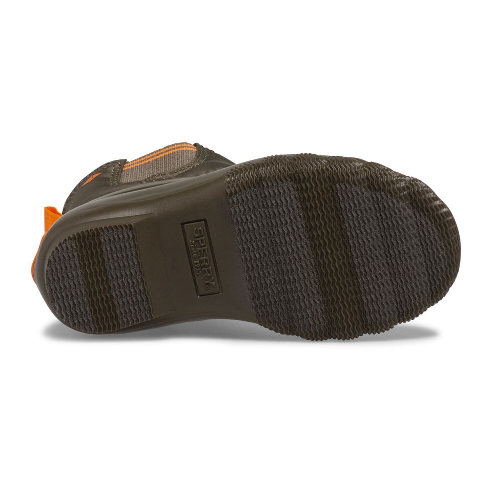 Sperry Agua Salada Chelsea Jr Bota Verde Oliva