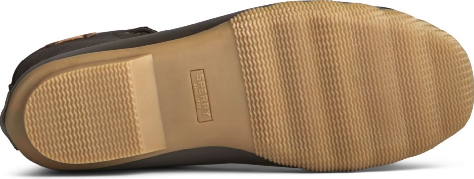 Bota De Pato De Agua Salada Sperry Café Marrón
