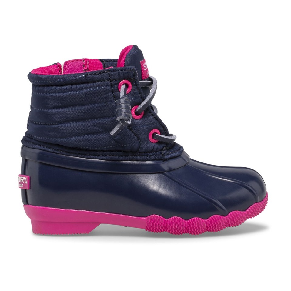 Bota De Pato De Agua Salada Sperry Rosa Marino