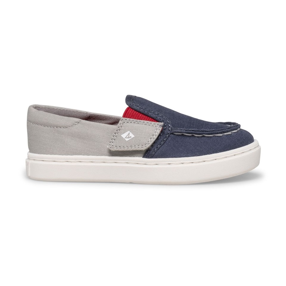Zapatilla Lavable Sperry Salty Júnior Gris Marino