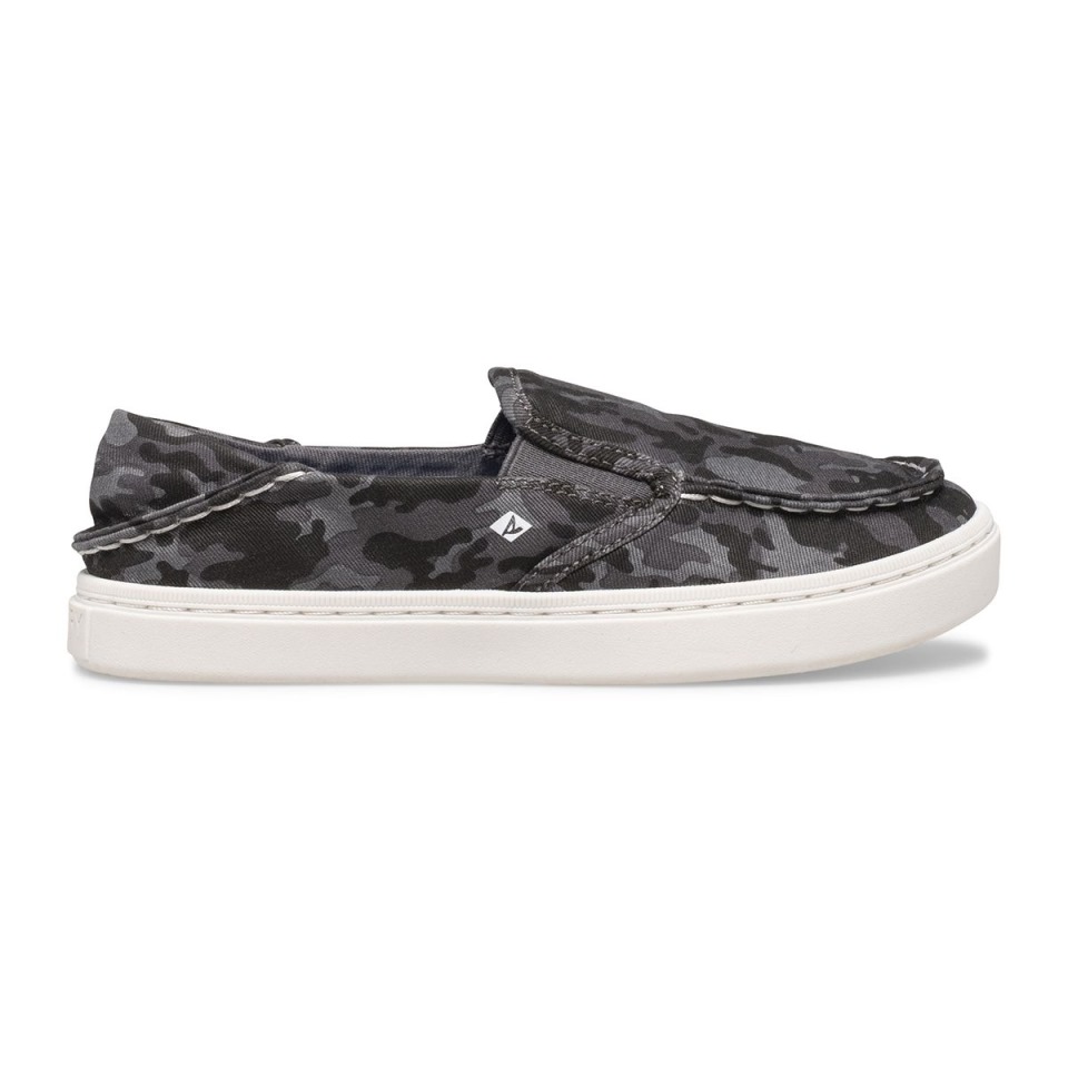 Zapatilla Lavable Sperry Salty Camo Gris