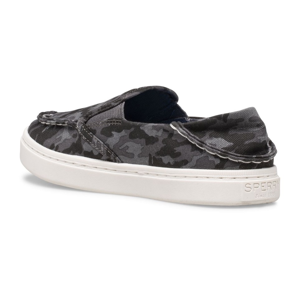 Zapatilla Lavable Sperry Salty Camo Gris