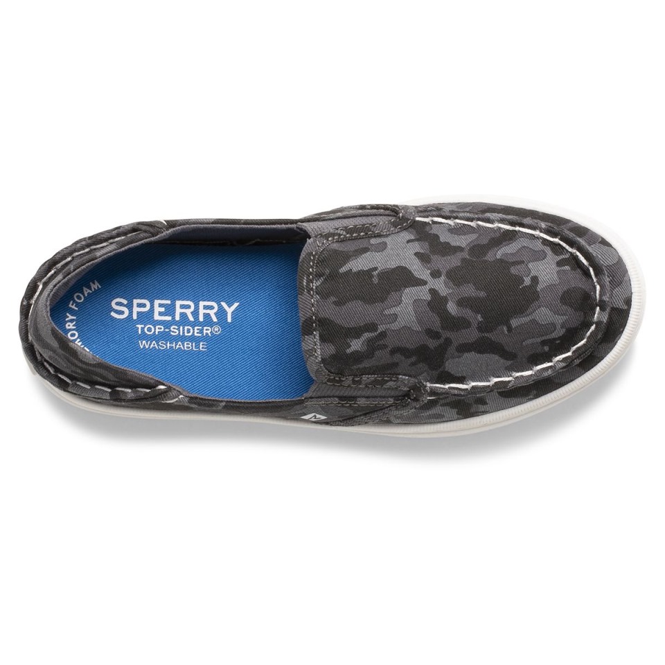 Zapatilla Lavable Sperry Salty Camo Gris