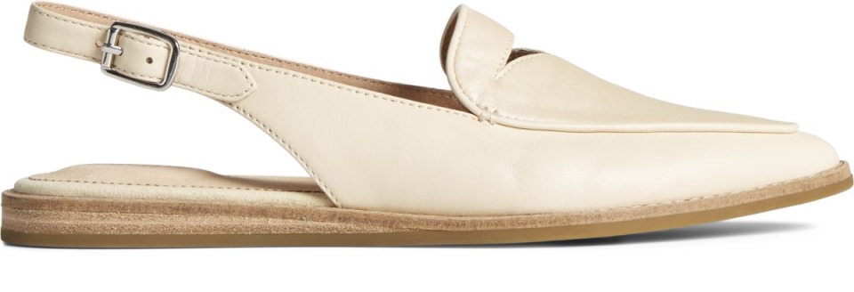 Sperry Saybrook Perlado Slingback Marfil