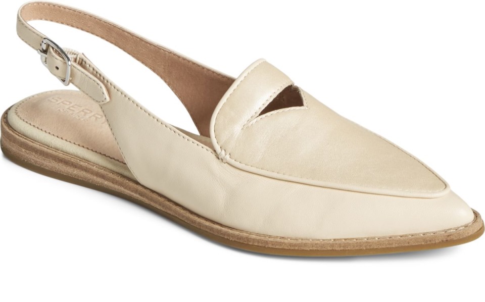 Sperry Saybrook Perlado Slingback Marfil