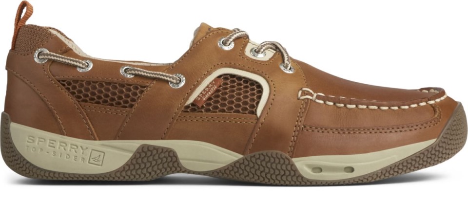 Sperry Sea Cometa Sport Moc Barco Zapato Bronceado Oscuro