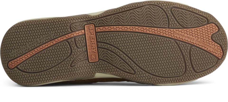 Sperry Sea Cometa Sport Moc Barco Zapato Bronceado Oscuro