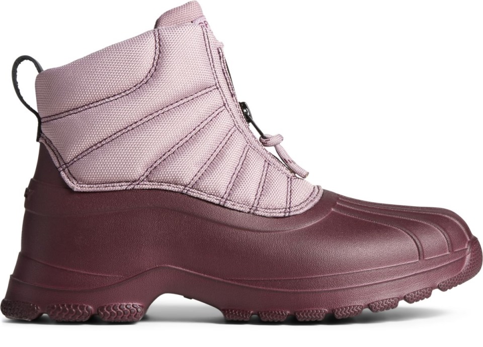 Bota Con Cremallera Y Flotador De Pato Ciclado Al Mar Sperry Lavanda