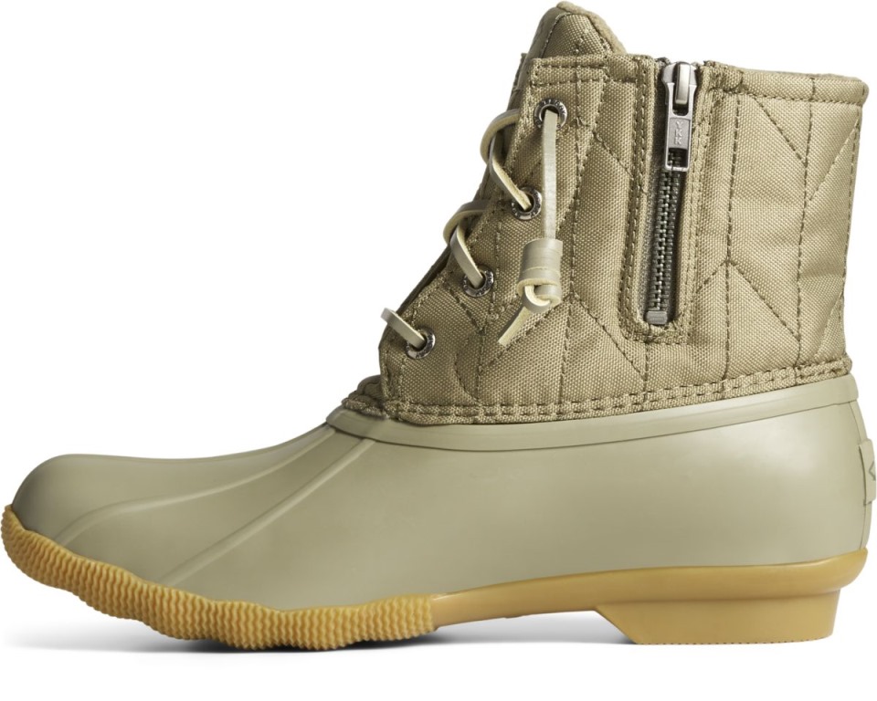 Bota De Pato De Nailon Para Agua Salada Sperry Verde