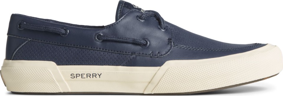 Zapatillas Sperry Seacycled Soletide Con 2 Ojales Azul Marino