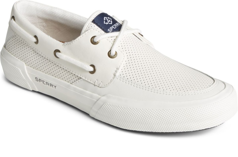 Zapatilla Sperry Seacycled Soletide 2 Ojales Blanco