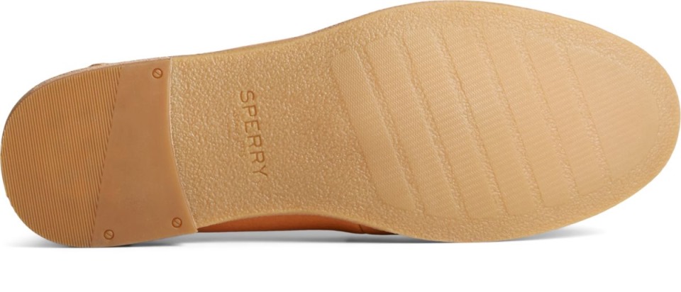 Sperry Seaport Penny Mocasín De Cuero Tostado