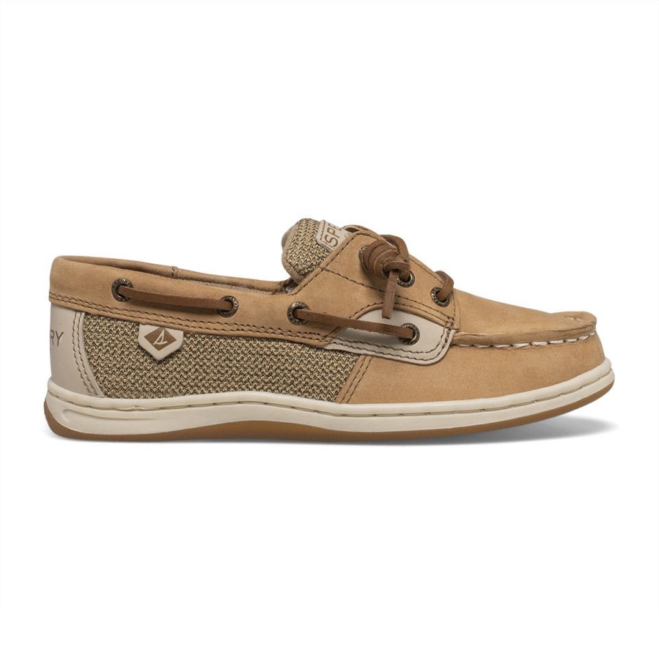 Sperry Pez Cantor Zapato Náutico Lino Avena