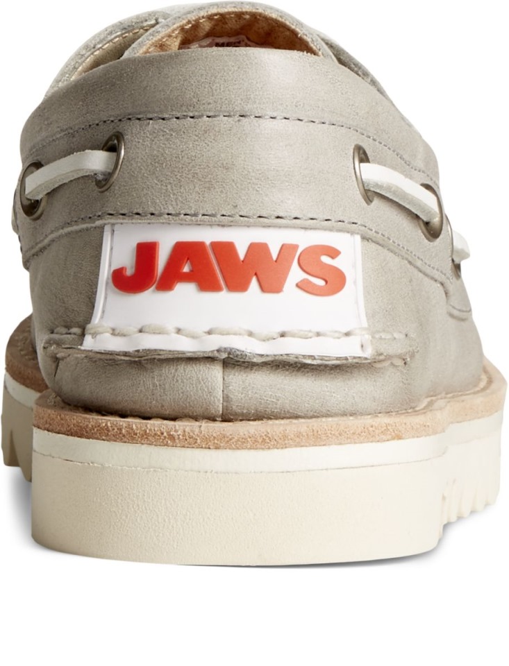 Sperry Sperry X Mandíbulas Auténtico Original Náutico De 3 Ojales Gris