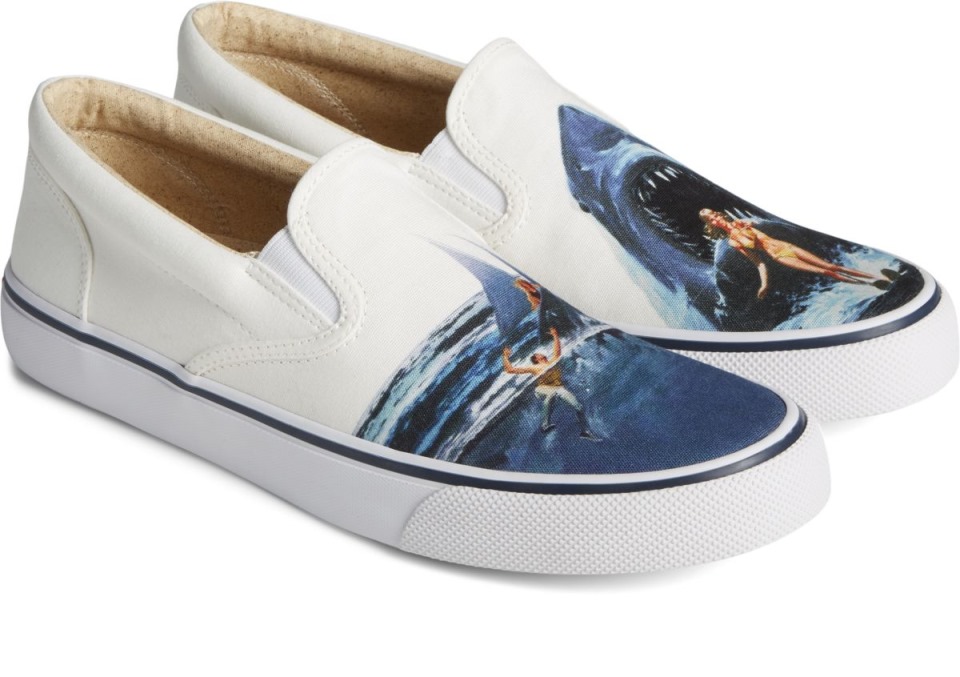 Sperry Zapatillas Sin Cordones Sperry X Jaws Striper Ii Blanco