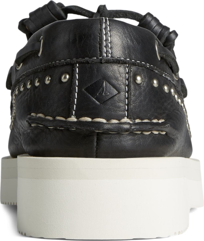 Sperry Sperry X Rebecca Minkoff Auténtico Original Náutico Con Tachuelas Negro