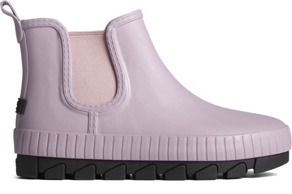 Sperry Torrent Botas De Lluvia De Goma Mate Chelsea Lavanda