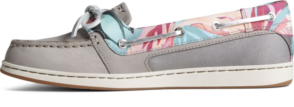 Estrella De Mar Coral Floral Náutico Gris Sperry Multi