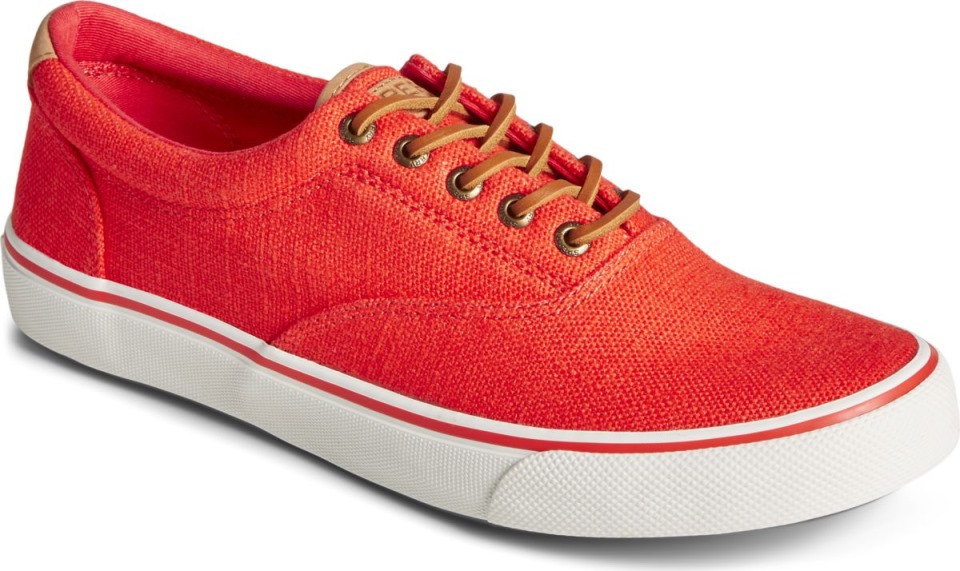 Zapatillas Striper Ii Cvo Cáñamo Rojo Sperry