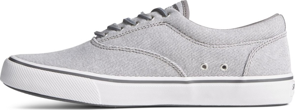 Zapatilla De Deporte De Sarga Lavada Cvo Striper Ii Gris Sperry