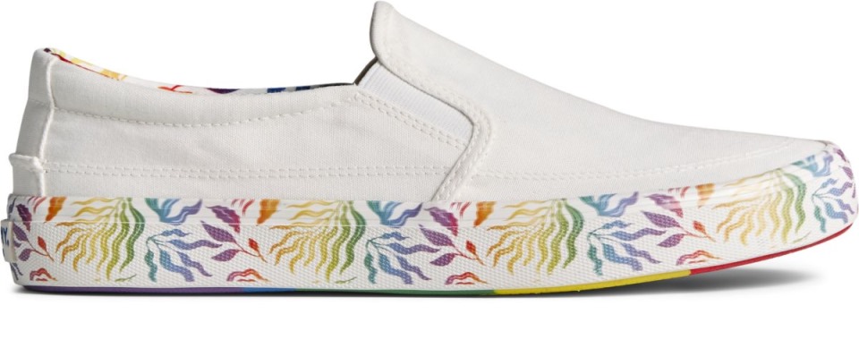 Zapatillas Sin Cordones Striper Ii Twin Gore Pride Blanco Multi Sperry
