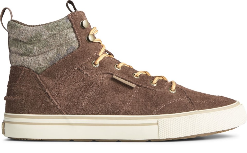 Bota De Excursionista De Tormenta Striper Camuflaje Marrón Sperry