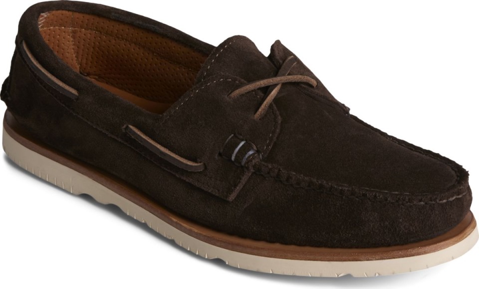 Sunspel X Sperry Auténtico Original Náutico De Ante Con 2 Ojales Ameretto Sperry